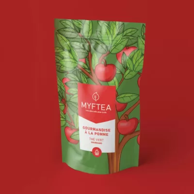 thé vert sencha à la pomme