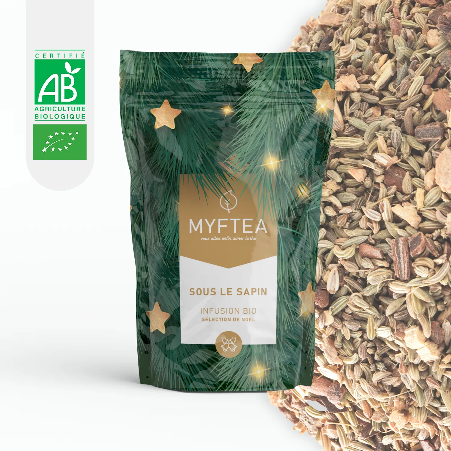 Coffret de Noël : thé, infusion et maté - MYFTEA