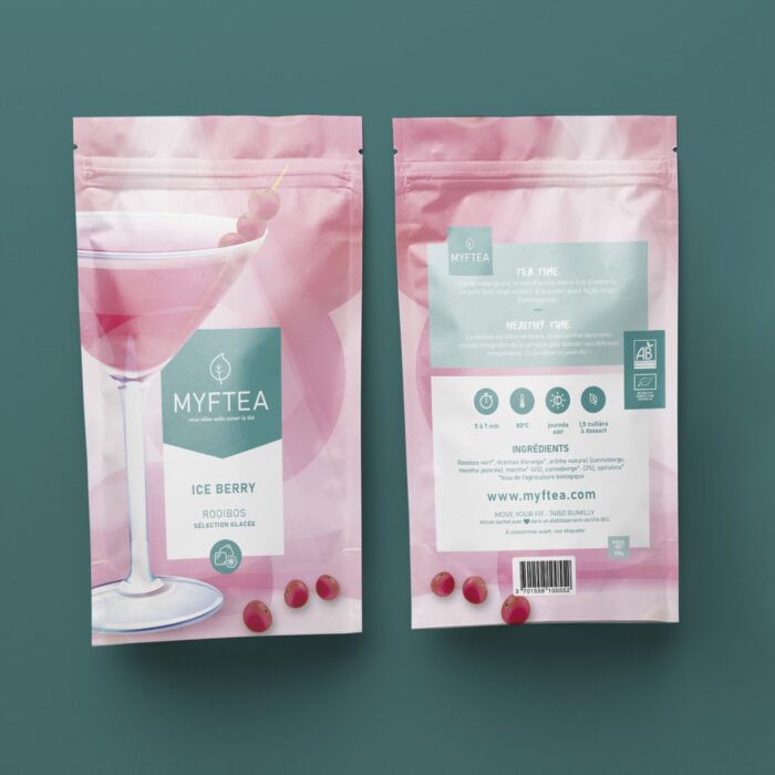 rooibos thé glacé menthe canneberge