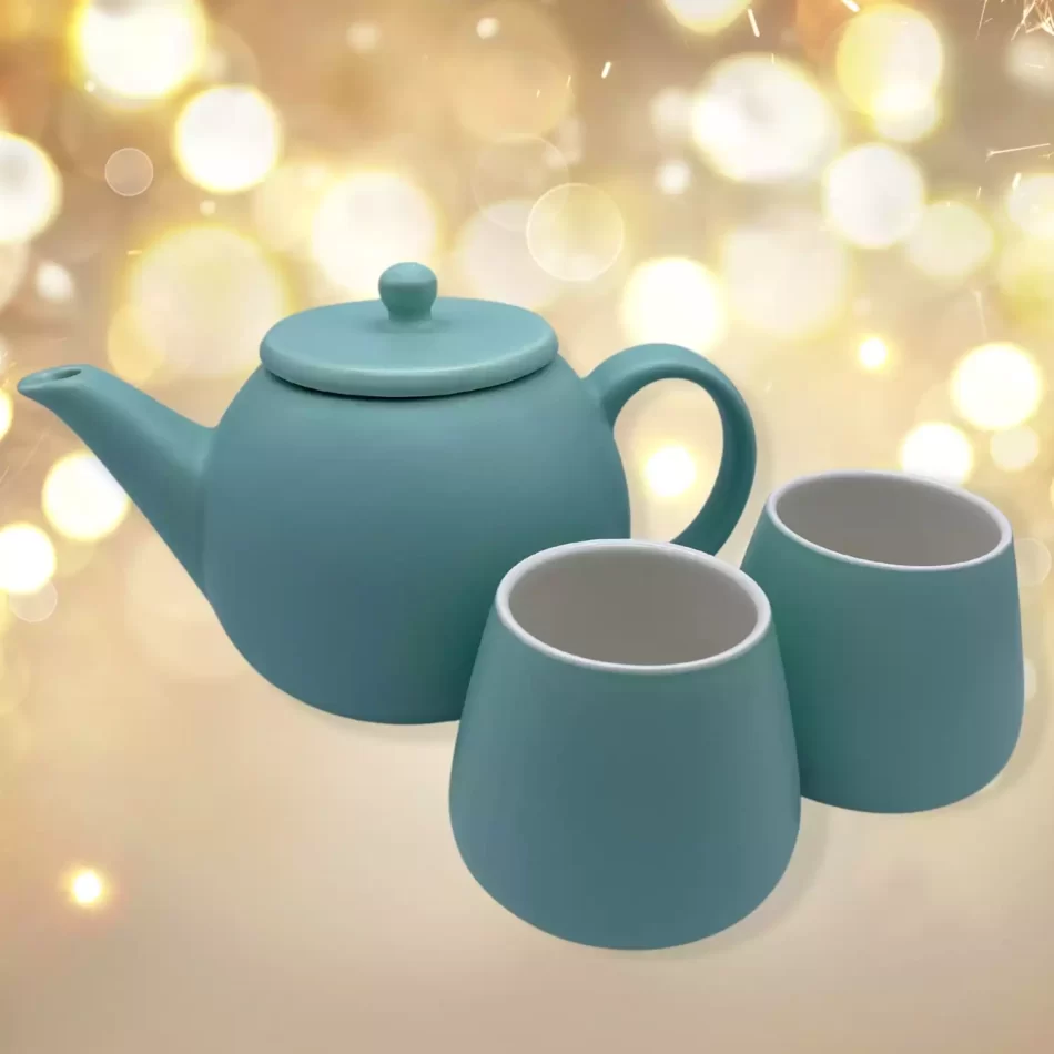 service à thé bleu, cérémonie du thé