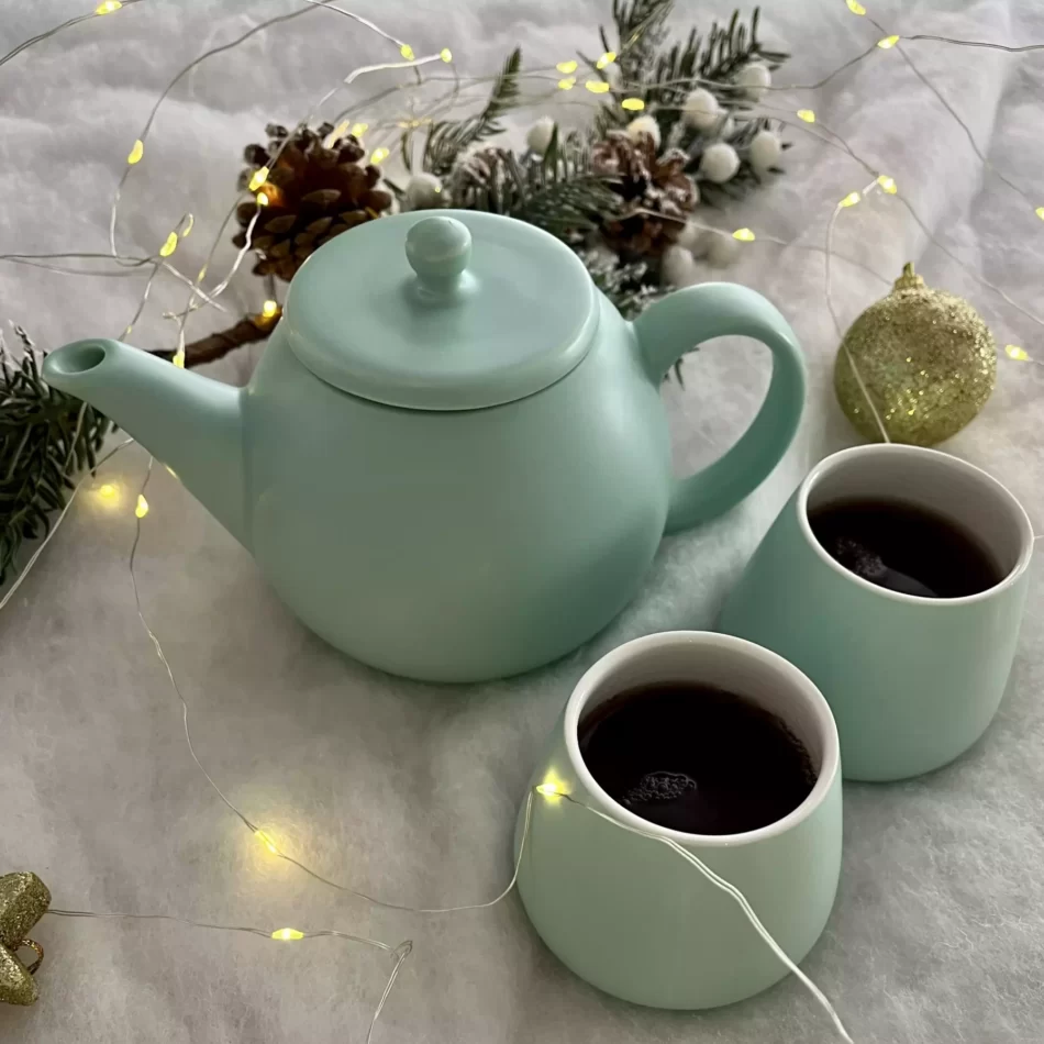 service à thé bleu cérémonie du thé
