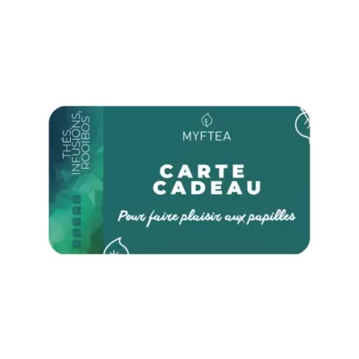 carte cadeau thés, myftea