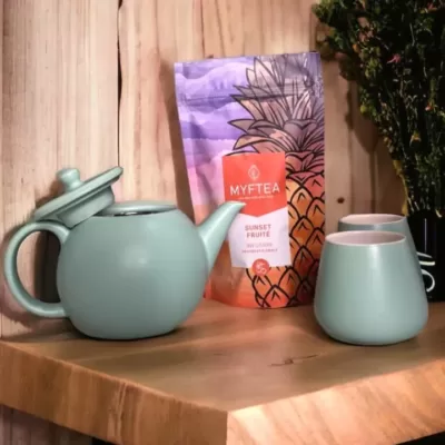 Coffret de thé et son infusion sunset fruité