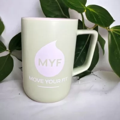 Mug vert pastel Move Your Fit