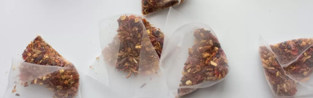 sachet de thé réutilisés